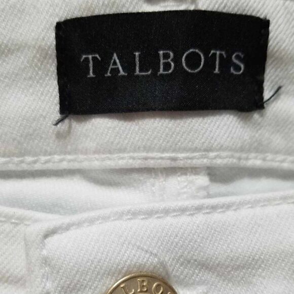 Talbots White Crop Flare Jeans size 10 Petite - Picture 3 of 13